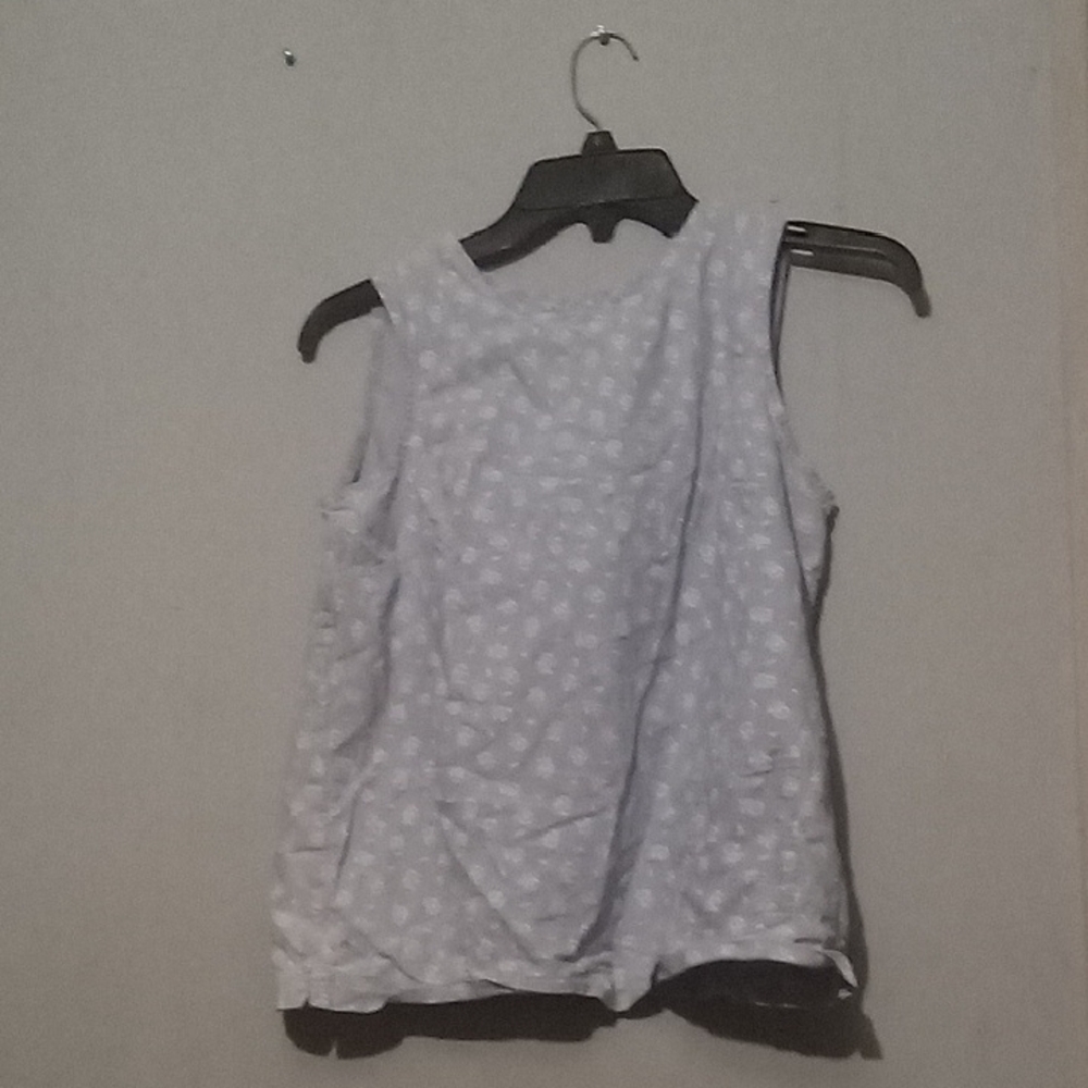 Elegant Women's Sleeveless Tank Top - Light Gray